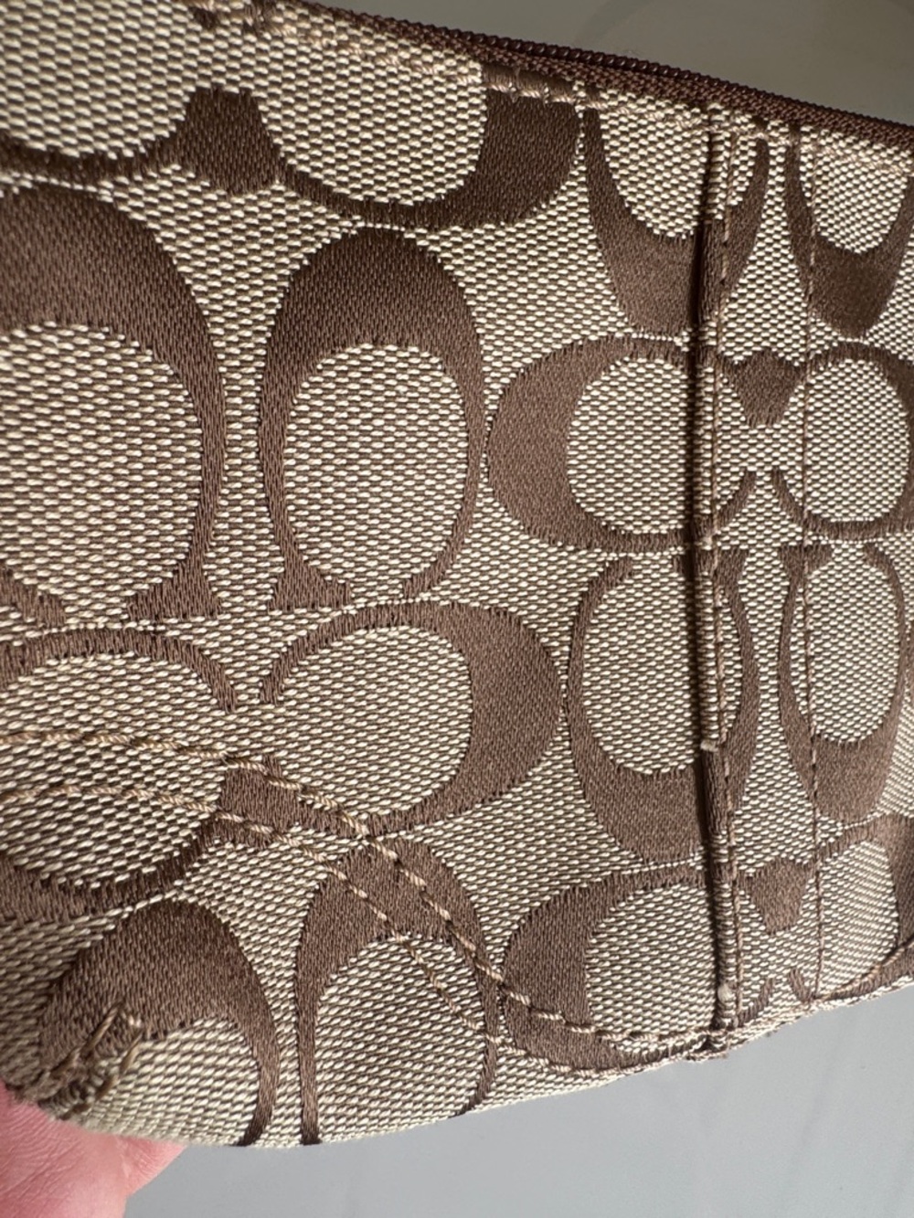 Coach Vintage Y2K Signature Sufflette mini bag - brown jacquard monogram - Picture 6 of 11